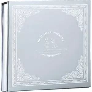 꾹4  포토북 은색 금색 사진첩 웨딩 여행 셀프 고급 사진책만들기 앨범 PP901 30매