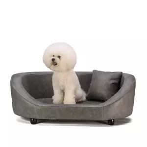 강아지 가죽침대 방석 애견 침대 베드 반려견 쇼파