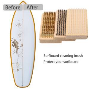 나무 손잡이 황동 나일론 말털 스키 왁싱 브러시 스노우보드 왁스 유지 보수 도구 악세사리 3개