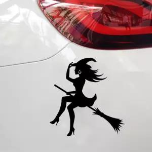 빗자루 마녀 스티커 A01 / DIY 자동차 주유구 Ouv7+6szP