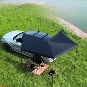 270도 어닝 차량용 신형 블랙코팅 그늘막 자립형 사이드어닝 부채꼴 타프