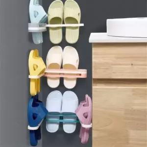 접이식 현관 욕실 실내화 슬리퍼 걸이 행거 거치대 진열장 정리 신발_24538036