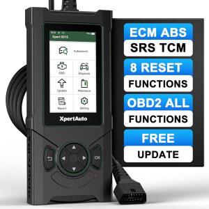 XpertAuto OBD2 스캐너 S515 ABS SRS ECM TCM,자동차 코드 리더기, /SRS /오일 /EPB /SAS /ETS /배터리 /DPF /용 리셋 진단 스캔 도구, 1996년 이후 모든 OBD II /EOBD 프로토콜 자동차에 범용