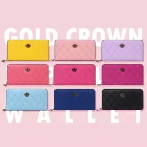 골드크라운지퍼라인장지갑 장지갑 카드지갑 여성지갑 vIS4+7OZl