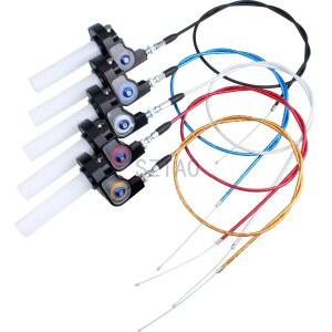 오토바이그립 오토바이 트위스트 가스 스로틀 세틀 그립 핸들 키트 혼다 야마하 가와사키 스즈키 KTM ATV용 인치 22mm