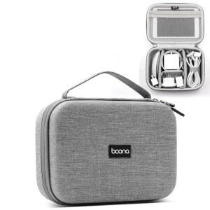 짐보관소 노트북 보조배터리 충전기 U 디스크 이어폰용 케이블 보관 가방 데이터 정리함 전자 액세서리 블랙 그레이