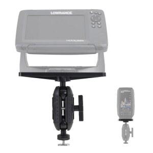 HITORHIKE 카약 어군 탐지기 마운트는 대부분의 트랙 마운트에 맞습니다. 볼 베이스 2 고강도 범용 플레이트, 최대 22.9cm(9인치) 전자 제품 보관 Garmin Lowrance Humminbird와 호환