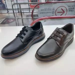 엘칸토 HC09 남성 소가죽 경량 데크슈즈 (블랙/브라운) LCMC13U613-1