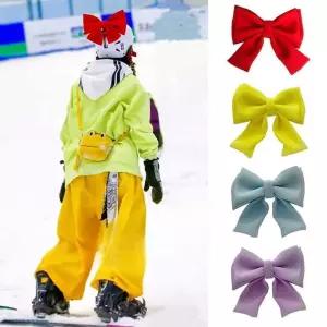 보드헬멧악세사리 스키 헬멧장식 리본 대형