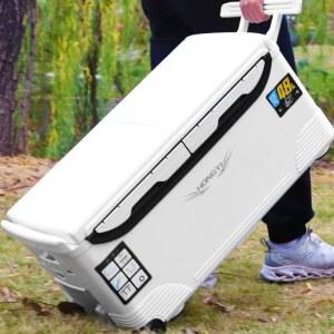 대형플라스틱박스 다기능 바퀴 달린 대용량 낚시 아이스 박스 바다 쿨러 13L 25L 32L 36L 48L 60L 70L