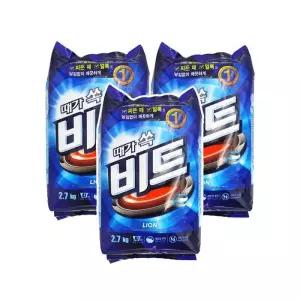 [라이온코리아] 비트 가루세제 일반용 2.7kg x 3개