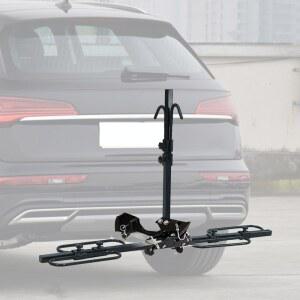 자전거리어랙 접이식 헤비 듀티 자동차 자전거 랙 트레일러 히치 바이크