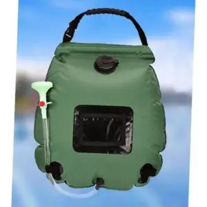 20L 워터백 물통 모던 샤워 1P 주머니 그린