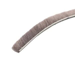 문풍지 문짝 창 날씨 스트리핑 슬라이딩 옷장 방음 먼지 씰링 스트립 10m 브러시 5mm x 8mm 1