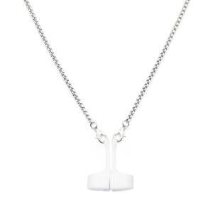 [미국배송] 소파팔 에어팟 스트랩 목걸이 홀더 마그네틱 분실 방지 스테인리스 스틸 랜야드 코드 1/2 /PRO(실버 체인)와 호환 가능