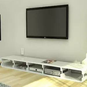 수납장 슬림 티비다이 장식장 선반 인테리어 다용도 블랙