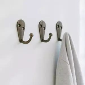 [생활] 메탈 벽걸이 후크 옷걸이 브래스 고리 휴대용 정리용품