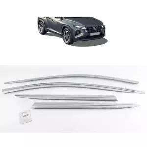 [CAR] 햇빛가리개 썬바이저 빗물받이 NX4 투싼 크롬