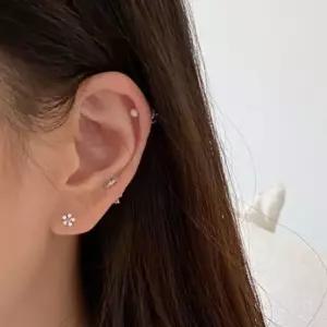 made lavenir) floral earring set 실버925 이어커프 귀찌