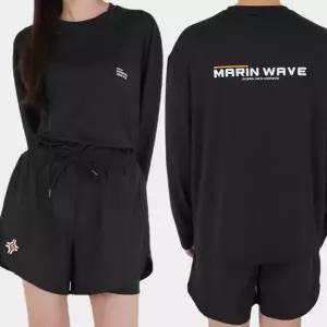 여성 긴 팔 래쉬가드 티셔츠 워터 웨어 여성 루즈핏 래쉬가드 남성 피트니스 수영복 반바지 휴가철 레깅스