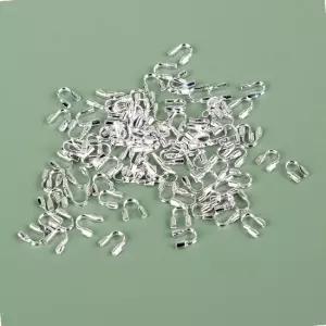 액세서리 쥬얼리 DIY U자버클 실버 비즈공예부자재 100개입 스마트워치밴드 다이버시계줄