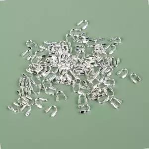 액세서리 쥬얼리 DIY U자버클 실버 비즈공예부자재 100개입 스마트워치밴드 다이버시계줄