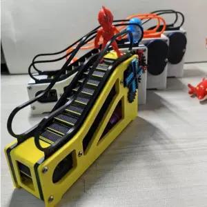 블록 과학 에스컬레이터 호환 블록선물 장난감 움직이는