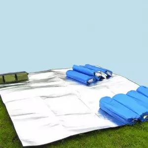 양면형 은박 돗자리 200x150 캠핑 매트 피크닉 방수 보온 야외용 파우치 포함