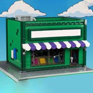 블록 야구 안드 건물 카드 모듈 MOC The 모델 ses 229PCS 의 Simp 던전 생일 선물 DIY 형 빌딩 상점