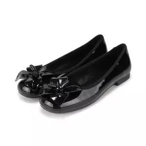 바바라 소가죽 페미닌 코사지 여성 플랫 1.5cm_BBJ102