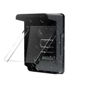 인터폰 커버 아크릴 초인종커버 현관 도어락 초인종 덮개