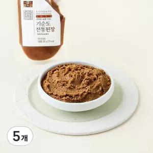 기순도전통장 전통된장 230g 5개 선물 스승의 날 어버이 결혼식 티백 가정의 달