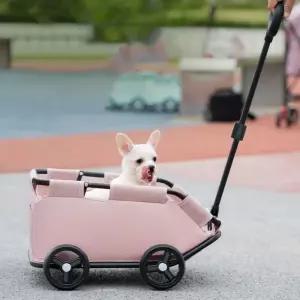 오픈형 개모차 웨건 소형견 다둥이 펫 카트 강아지유모차 애견웨건 펫카트