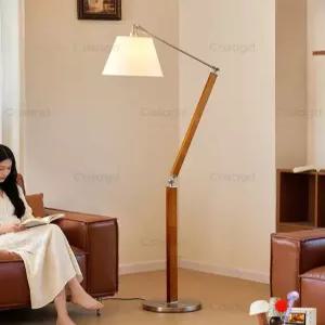 조명 램프 원목 플로어 무드등 각도 조절 장식용 관절형