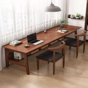 우드 슬랩 대형 거실 데스크 원목