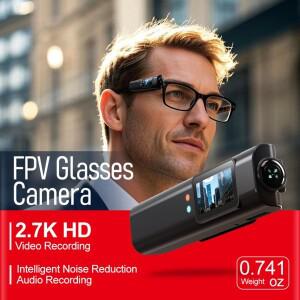 1080P HD 웨어러블 안경 카메라 4K 소형 스포츠 캠 Bodycam Go Pro WiFi 디지털 비디오 레코더 DVR 운전 하
