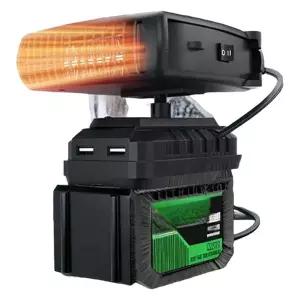 차량용 전기차 히터 난방 차박 12V 무선 제거 24V 무시동 온풍기 휴대용 충전식 성에