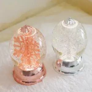 눈꽃 워터볼 오르골 스탠드조명 인테리어무드등