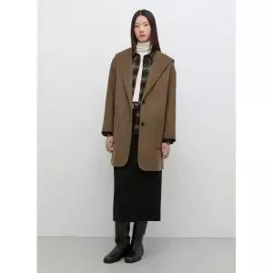 매장정품 SHESMISS 쉬즈미스 [블랙라벨]캐시미어 블렌드 미들후드코트(SWHCTP44040) 1135804