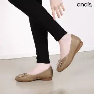 [아나이스] 큐빅 컴포트 플랫슈즈 3cm_26S108