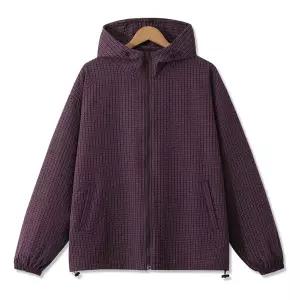 [엠엔씨][MNC] 체크 스트링 후드바람막이 (MDJK316LJ)