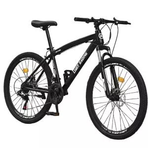 중학생자전거 청소년자전거 24인치자전거 반조립 중학생 블랙 산악용 초등학생 하이엔드