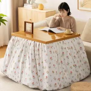 난방테이블 입식 코타츠 일본식 난로 온열 테이블 책상