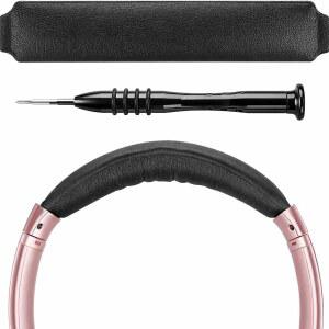 [미국배송] 보스 콰이어트컴포트 QC45 QC35 QC25용 미즈 단백질 가죽 헤드밴드 패드 헤드폰 교체용 / 쿠션 패드 수리 부품 - 블랙