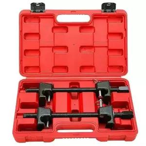 호환  맥퍼슨 스트럿 스프링 컴프레서 툴 키트 2개 디텐트 핀 포함 10.5인치 범위의 서스펜션 용 스프링 컴