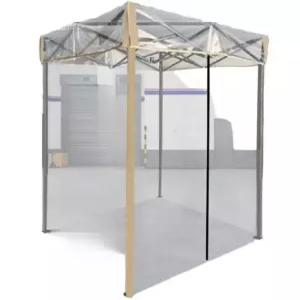 간이 투명 천막 야외 접이식 이동식 텐트 캐노피 소형 포장마차 옥상 부스 차고지 창고