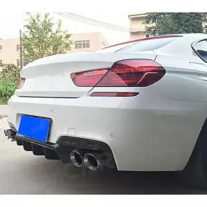 BMW 6 시리즈 F06 F12 F13 M6 M 스포츠 12-16 리어 범퍼 립 디퓨저 카
