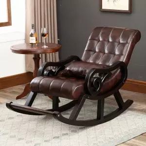 고급 흔들 의자 스윙체어 라탄 발코니 독서 스윙 락킹 안락 체어 엔틱 거실