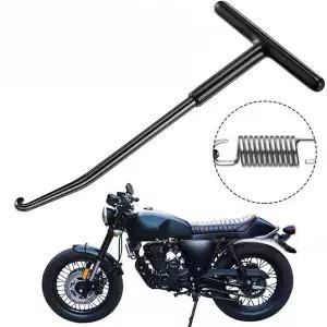 호환  스프링 제거 용 1PCS 수리 도구 배기 스프링 후크 T 모양의 핸들 배기 파이프 풀러 설치자 후크