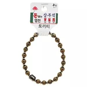 신장인칼 호연불교기원 합장주염주토끼 붙는 띠 삼부적 팔찌 합장주 부처 엽전 토끼 염주 돈